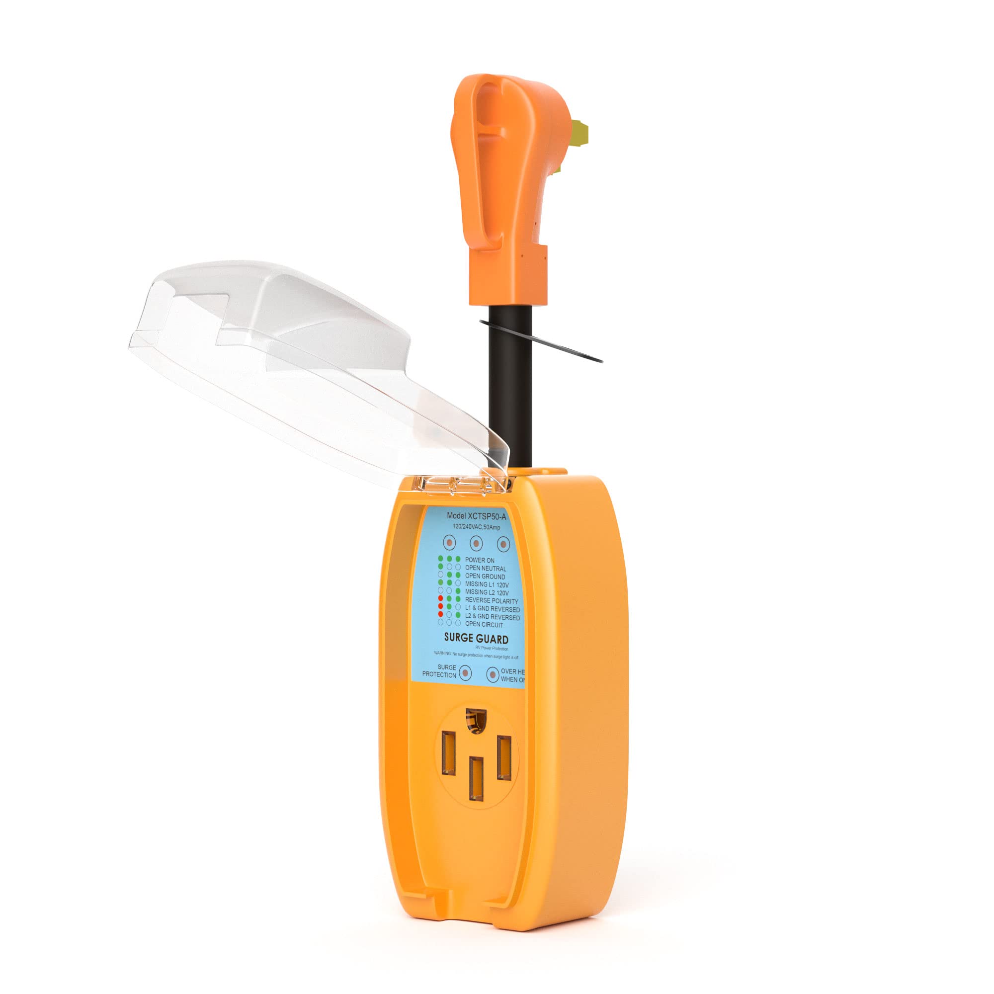 Photo 1 of RV Surge Protector 50 Amp, Upgraded RV Circuit Analyzer Protector Surge Power Voltage Guard for RV Camper Travel Trailer