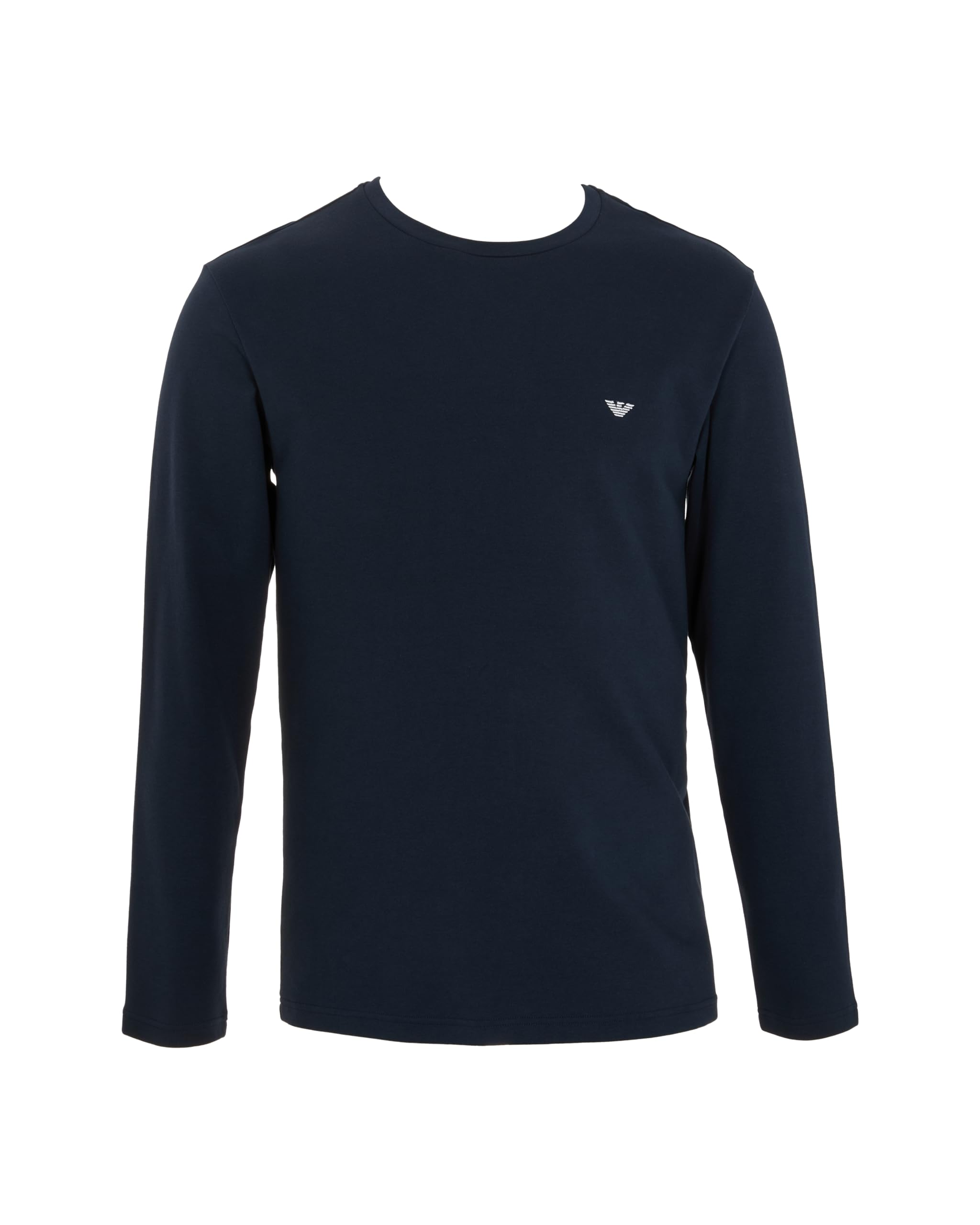 Emporio Armani Pigiama Lungo Uomo Tinto in Filo Blu L, Blu, L