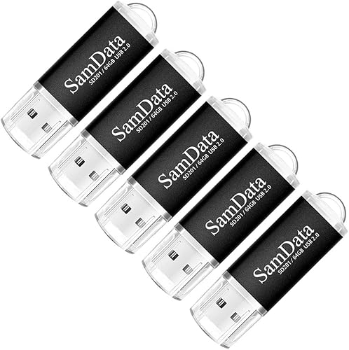 Miniatura 22 de Unidades flash USB de 16 GB, 1 paquete de unidades USB 2.0 para almacenamiento de datos, unidad de salto con indicador LED (negro, 16GB-1Pack)