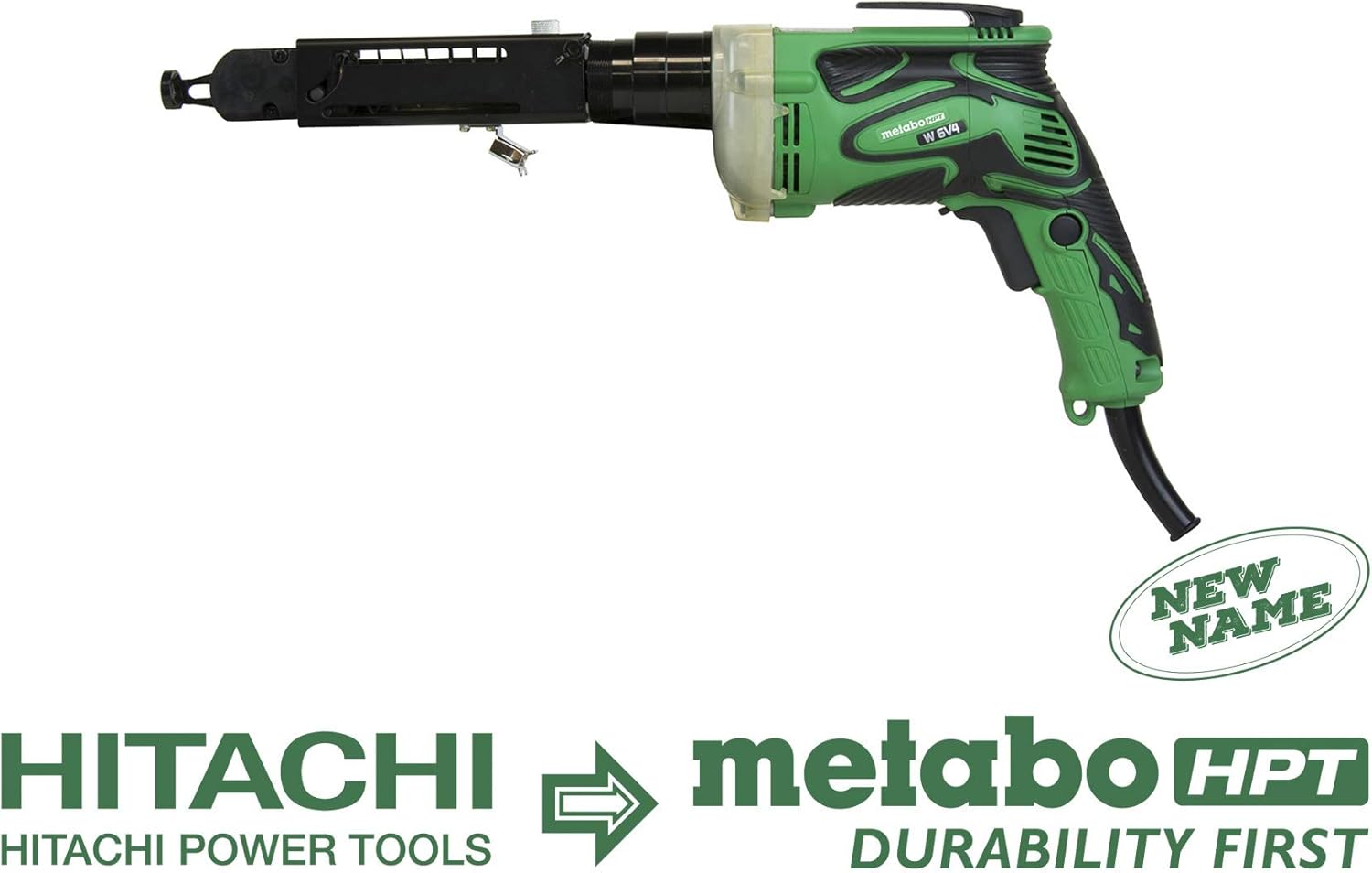 Metabo HPT W6V4SD2M 6.6 Amp Brushed SuperDrive Corded Collated Drywall Screw Gun (Renewed)