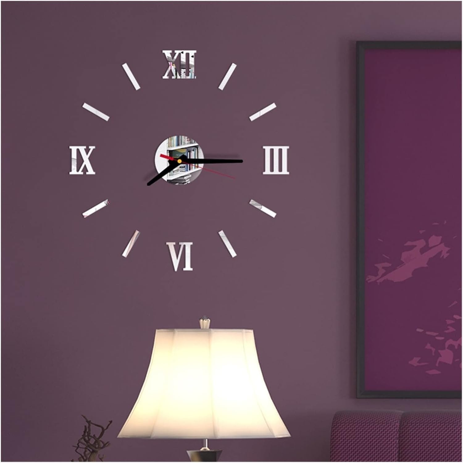 Acquista Adesivi per orologio da parete con numeri romani con superficie a specchio in acrilico 3D Decorazioni per la casa fai da te in Italia a partire da 4.18