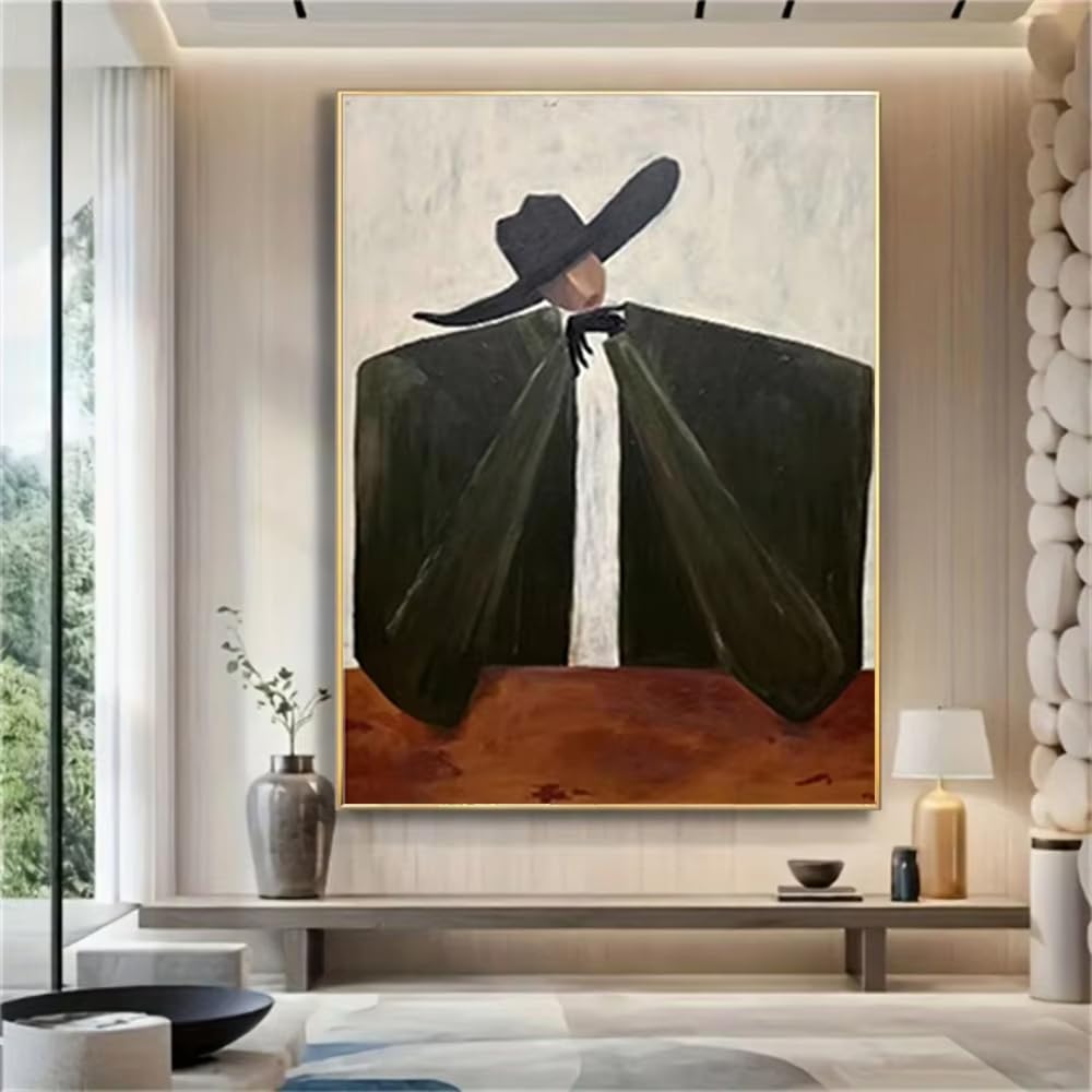 DFZEWKI Canvas Style Figure Decor Home Room Modern Artwork Wall Art Picture for Living Room Home Decor(60x80cm(24x31in)/No frame)