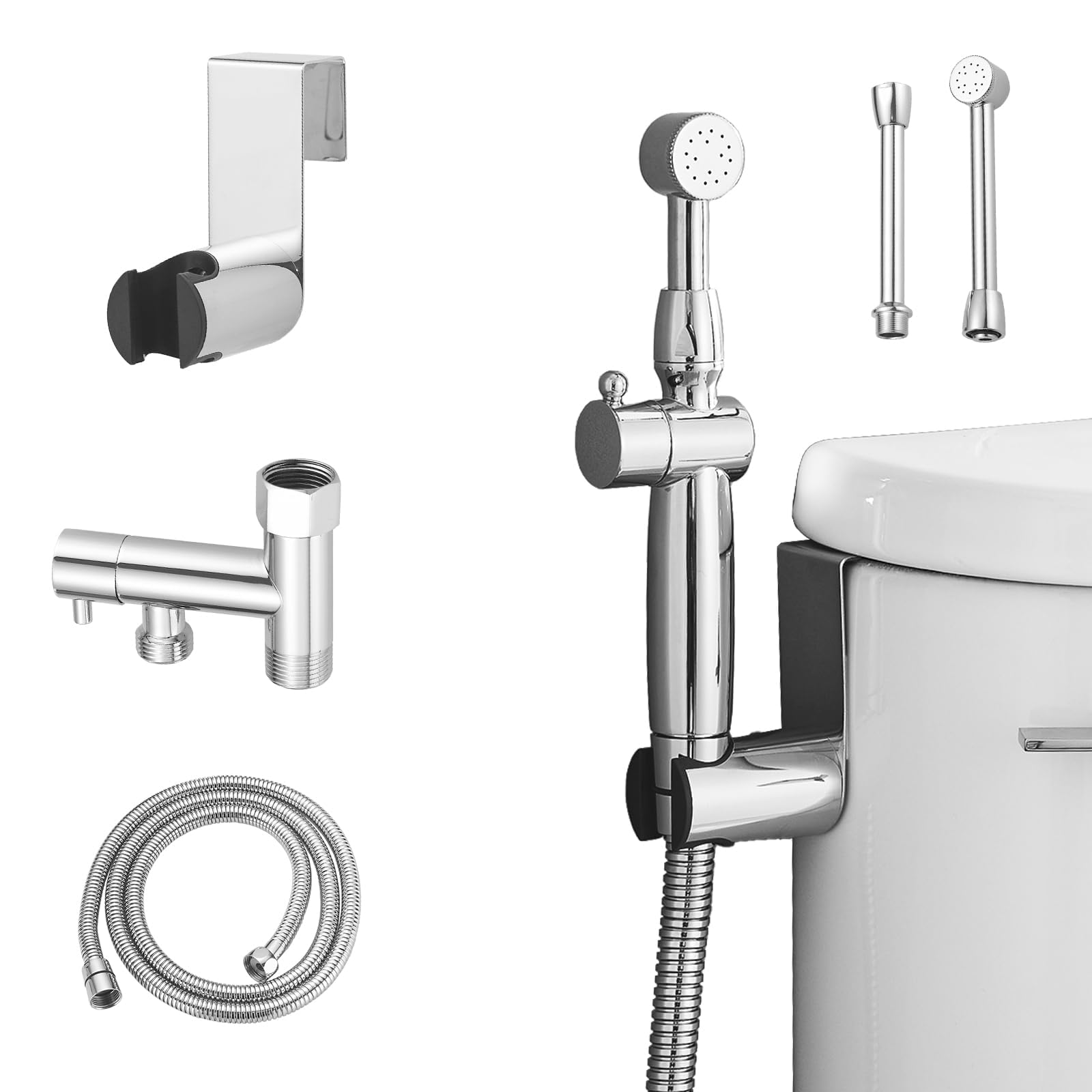 Photo 1 of Greenspring Chrome Brass Handheld Bidet Sprayer