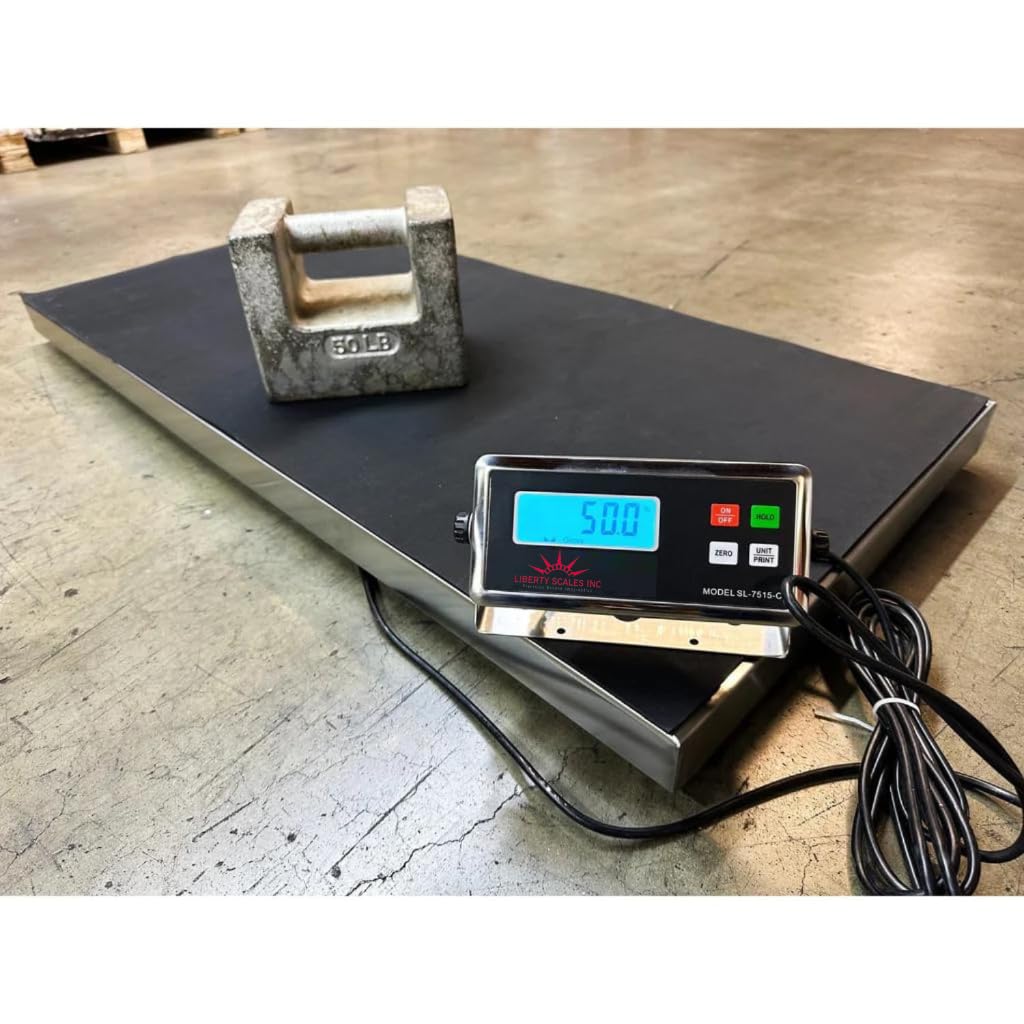 Liberty LS-922 Vet Scale Livestock Scale Hog Scale Goat Sheep Alpaca Pig Farm Scale 43 L x 20 — view 2