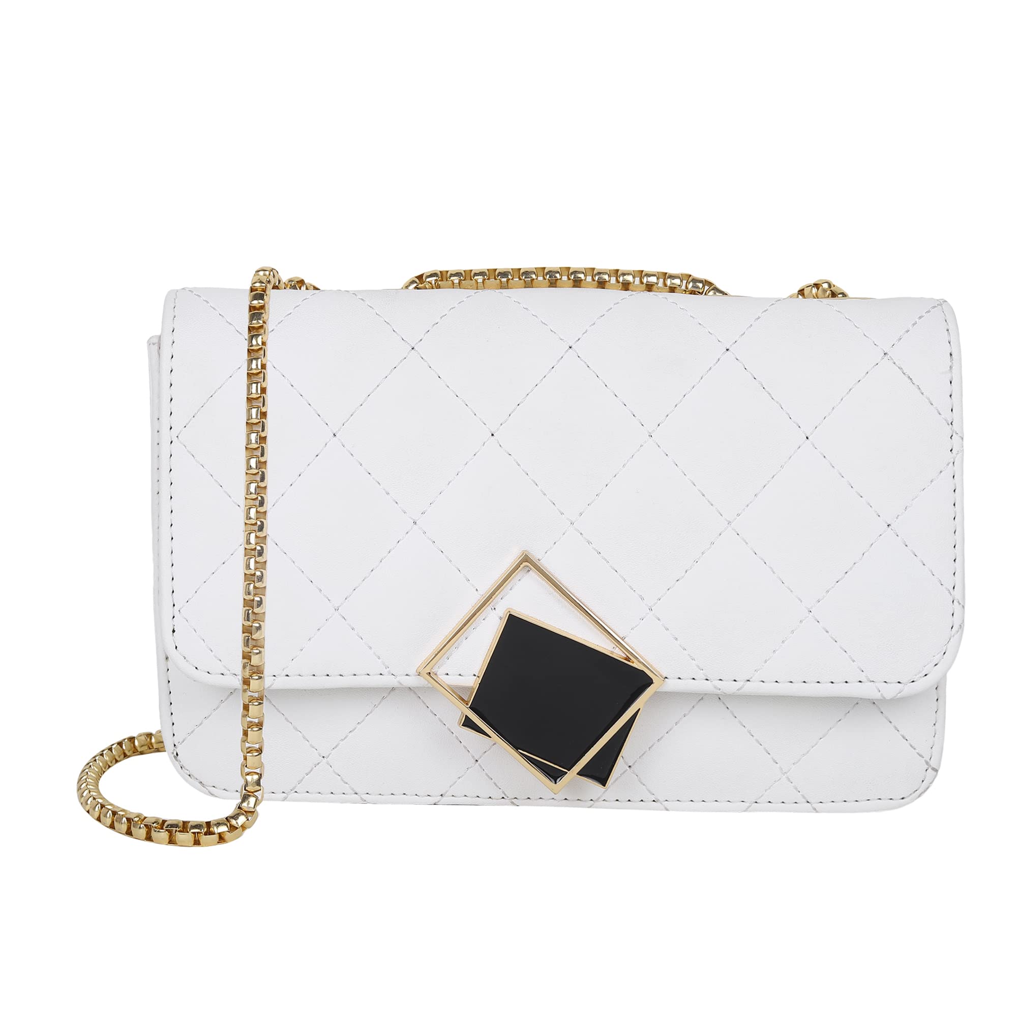 LA GLARE Womens Girls Party Cross Body Sling Bag || Stylish Latest Handbag, White (B0B4WFD4P8) Amazon Price History, Amazon Price Tracker