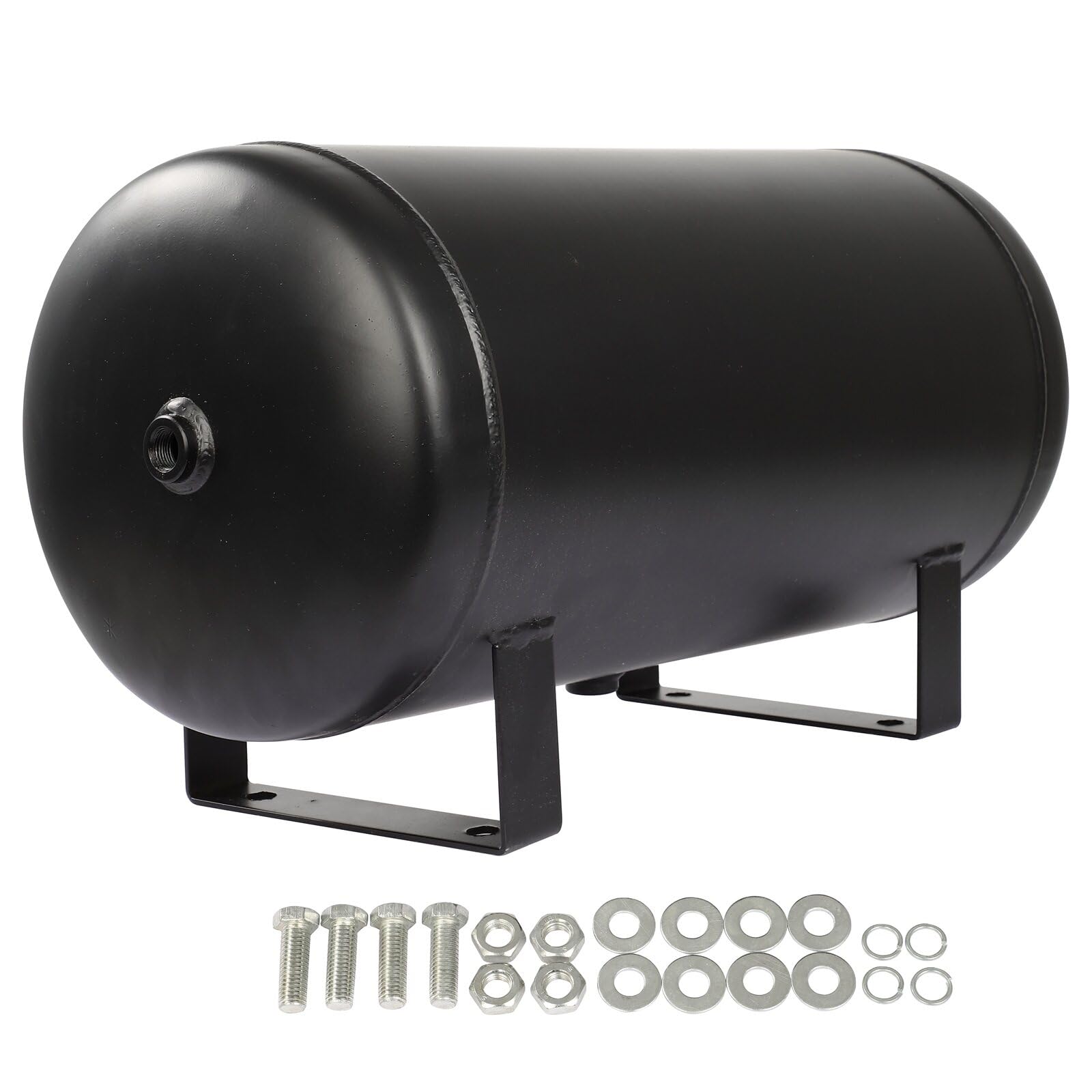STAYTOP 6 Gallon 9 Port Air Compressor Tank - 200 PSI Storage for Air Spring, Suspension, System Reservoir, Horn System