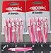 TWO PACKS 2.5" UV Hoochie Skirts Pink Onion UV-06706 (10 Skirts) by Boone