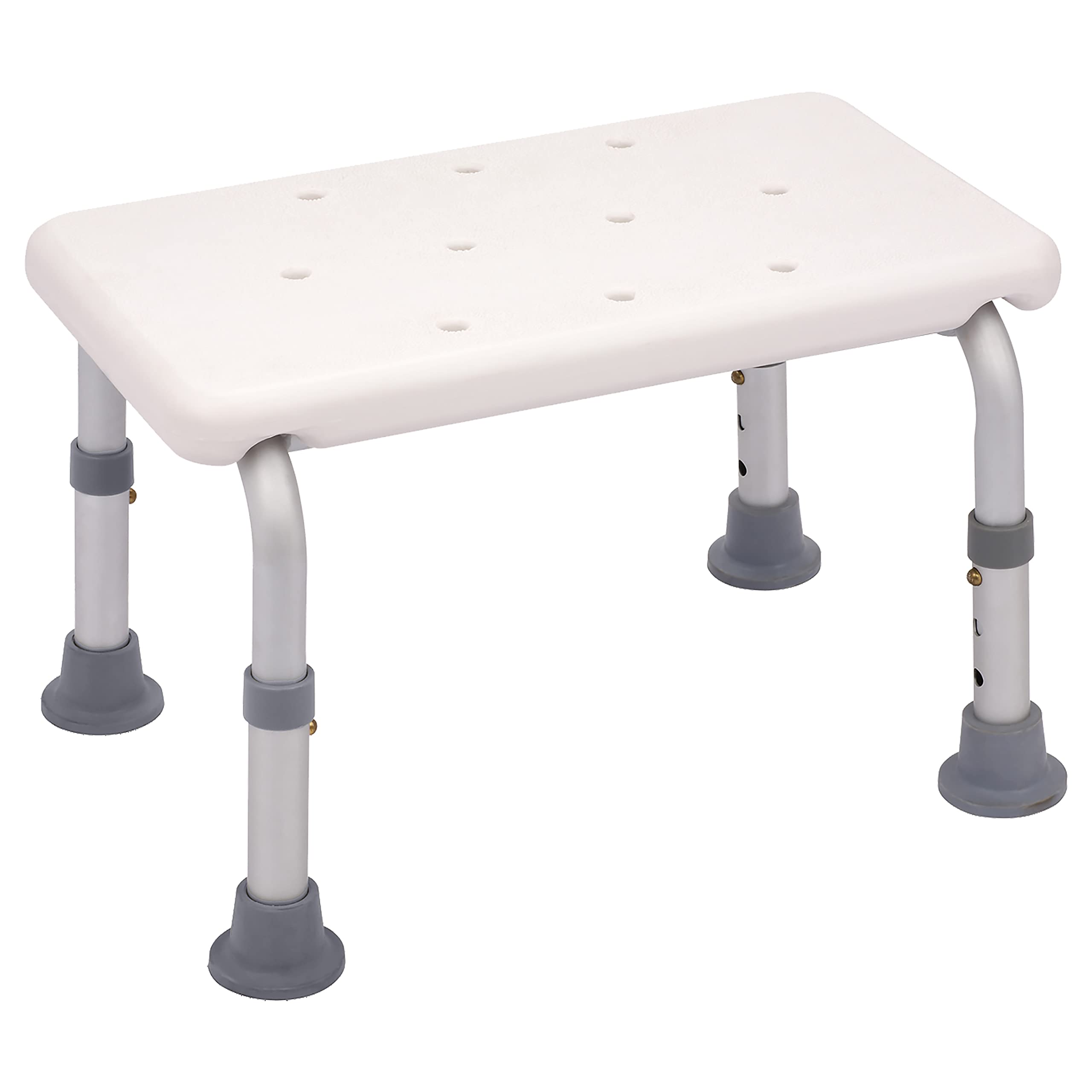 Ginsey RA+ Adjustable Non-Skid Bath Step, White, 300-lb Capacity - Step ...