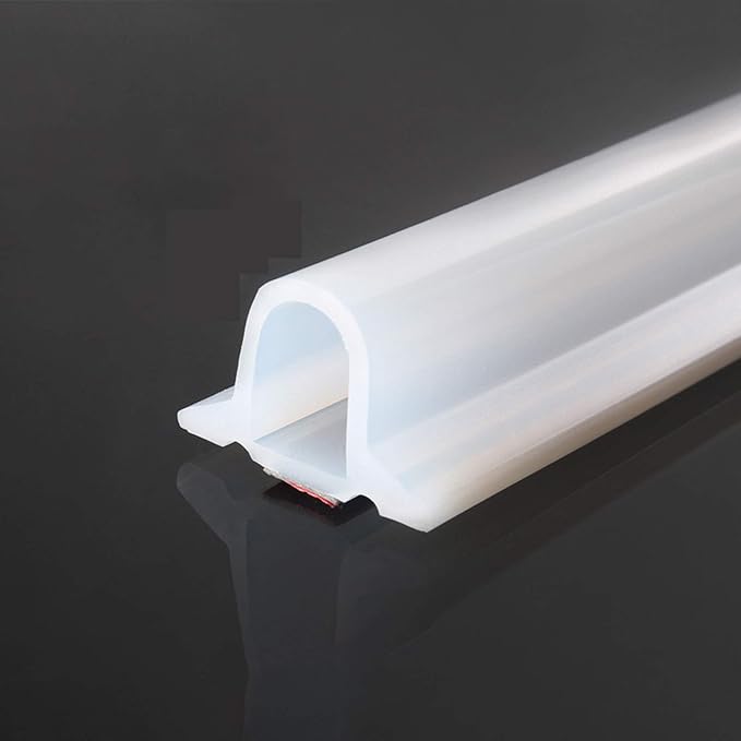 Water Retaining Strip Silicone Wet Room Bathroom Floor Seal Screen Door