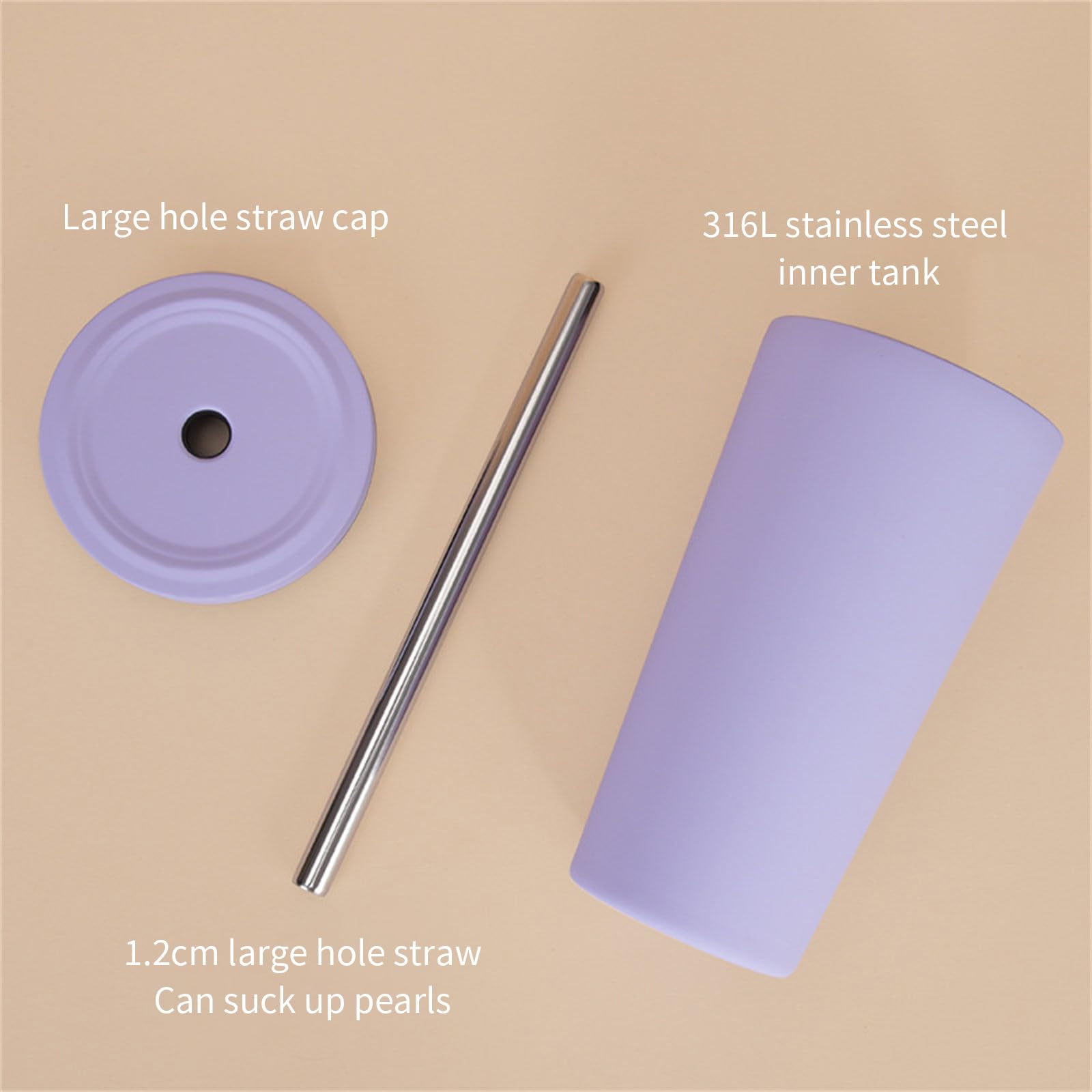 Vasos térmicos de doble pared de acero inoxidable de grado alimenticio, resistentes a fugas, para bebidas frías y calientes, botella de agua de acero inoxidable para viajeros
