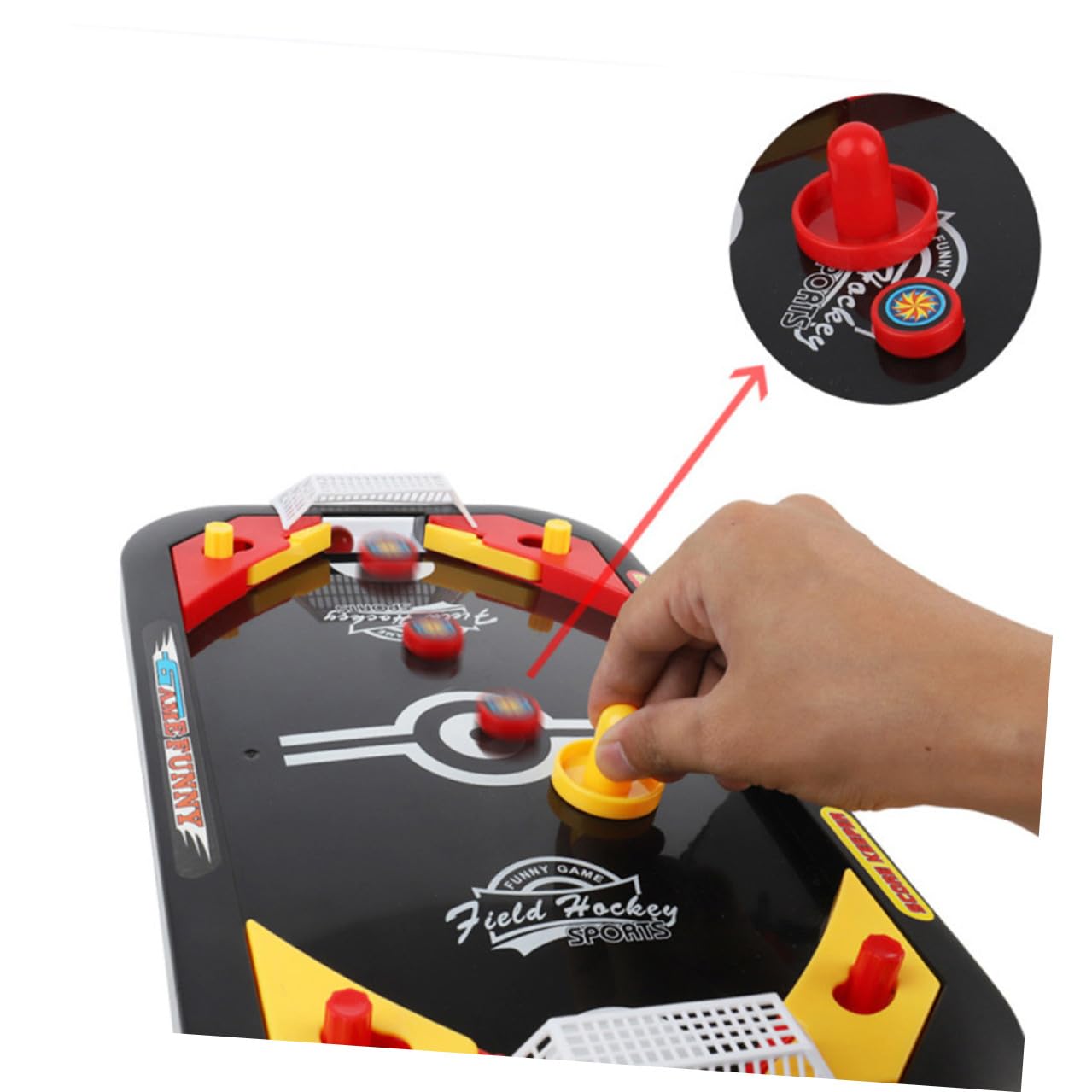 Mikinona Jeu de Hockey sur Glace et Baby-Foot pour Garçon et Filles, Table
