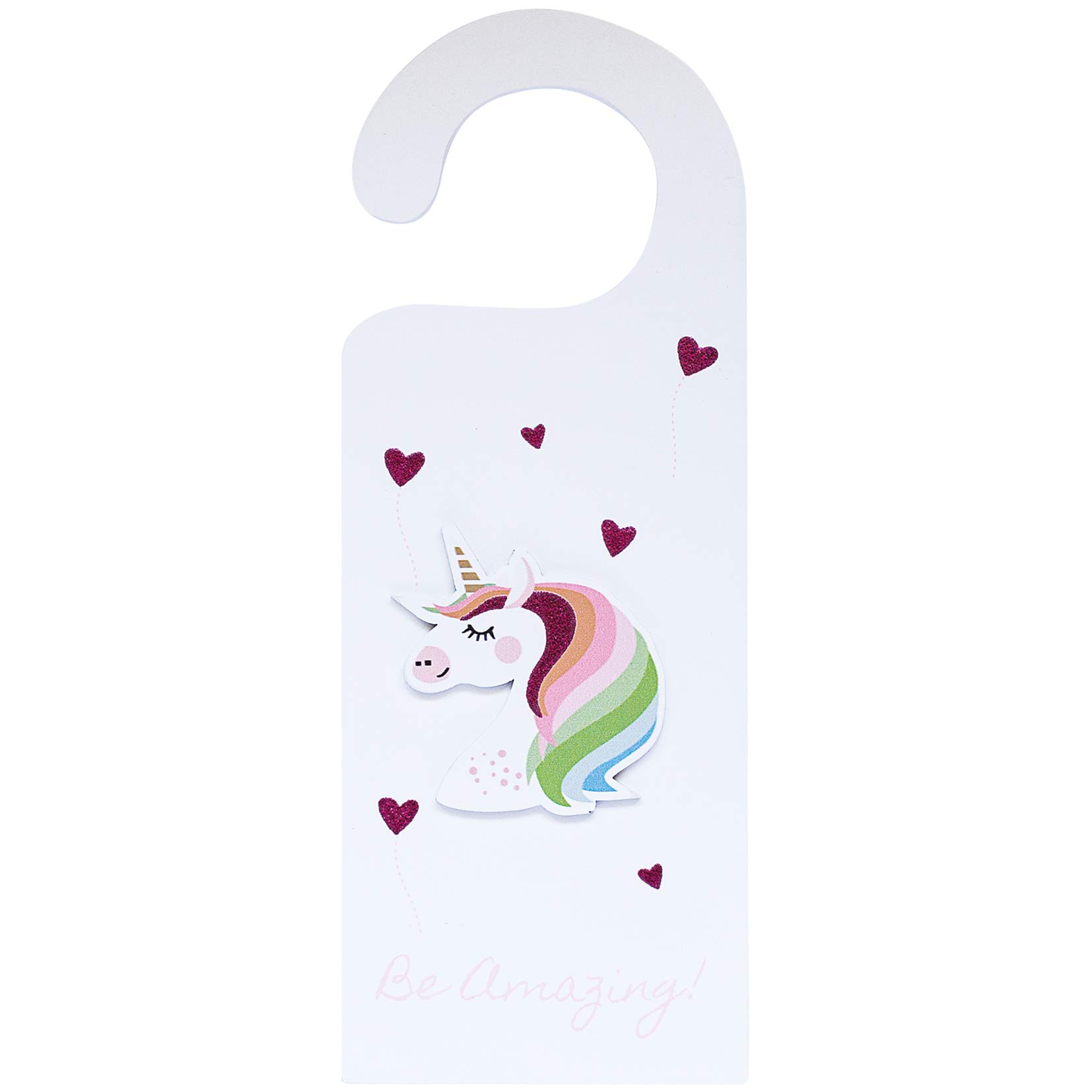 Arora Multicolour 1962 Kids-Unicorn-Door Hanger, One Size