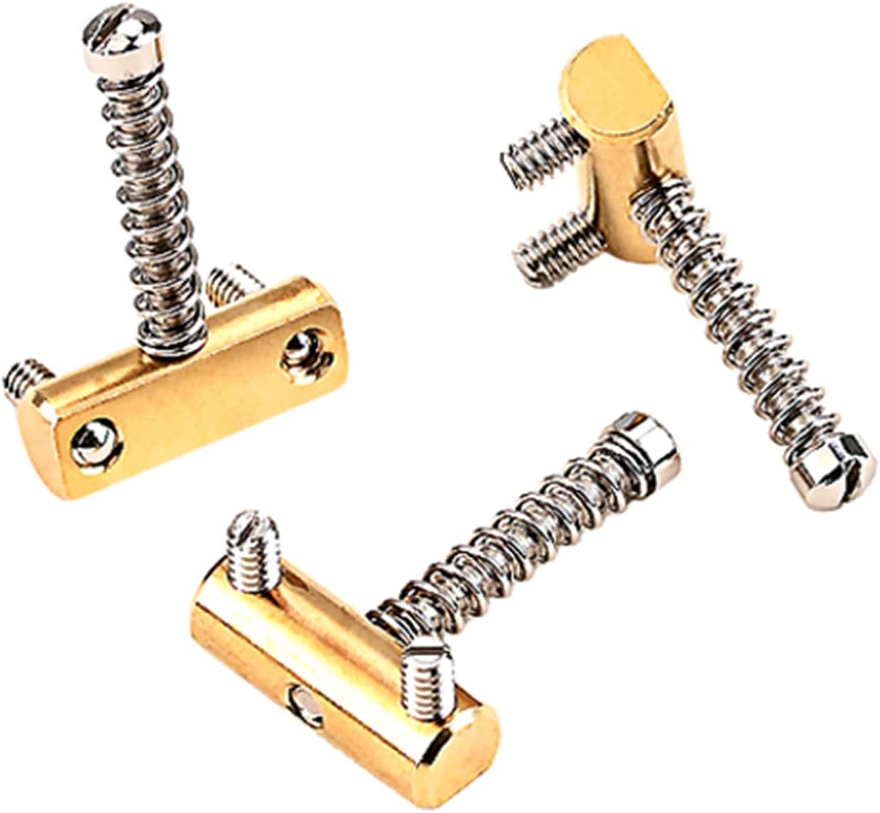3 Pcs Compensated Brass Bridge Saddles Set BarrelStyle