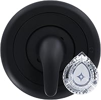 Vista 1 de Danco 11083 Juego de acabados para uso con grifos de bañera y ducha Moen, sin tamaño, negro mate