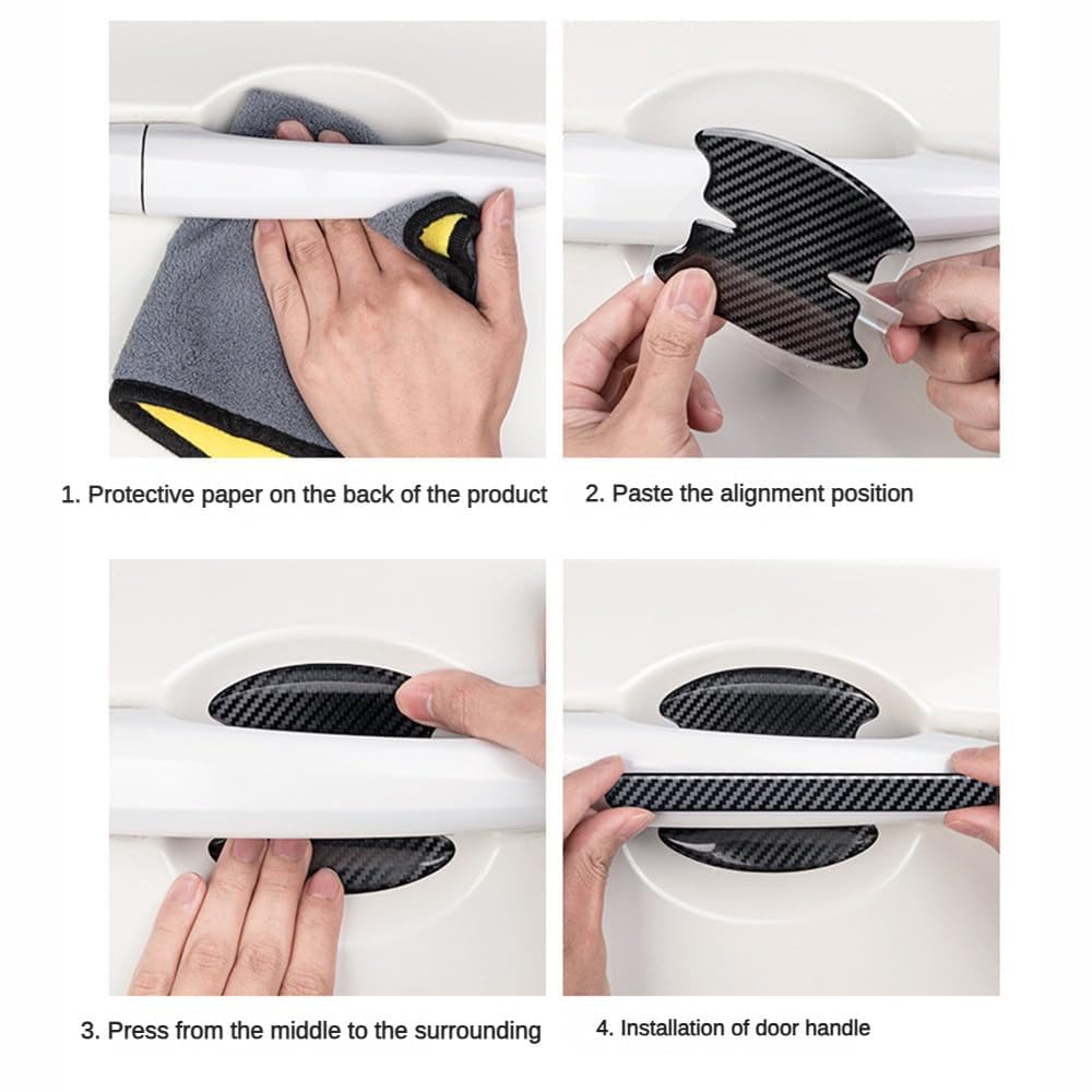 SKIHOT 8-tlg. Türgriff Schutzfolie Für MG 5 GT 2014-2025 - Kratzfester Aufkleber