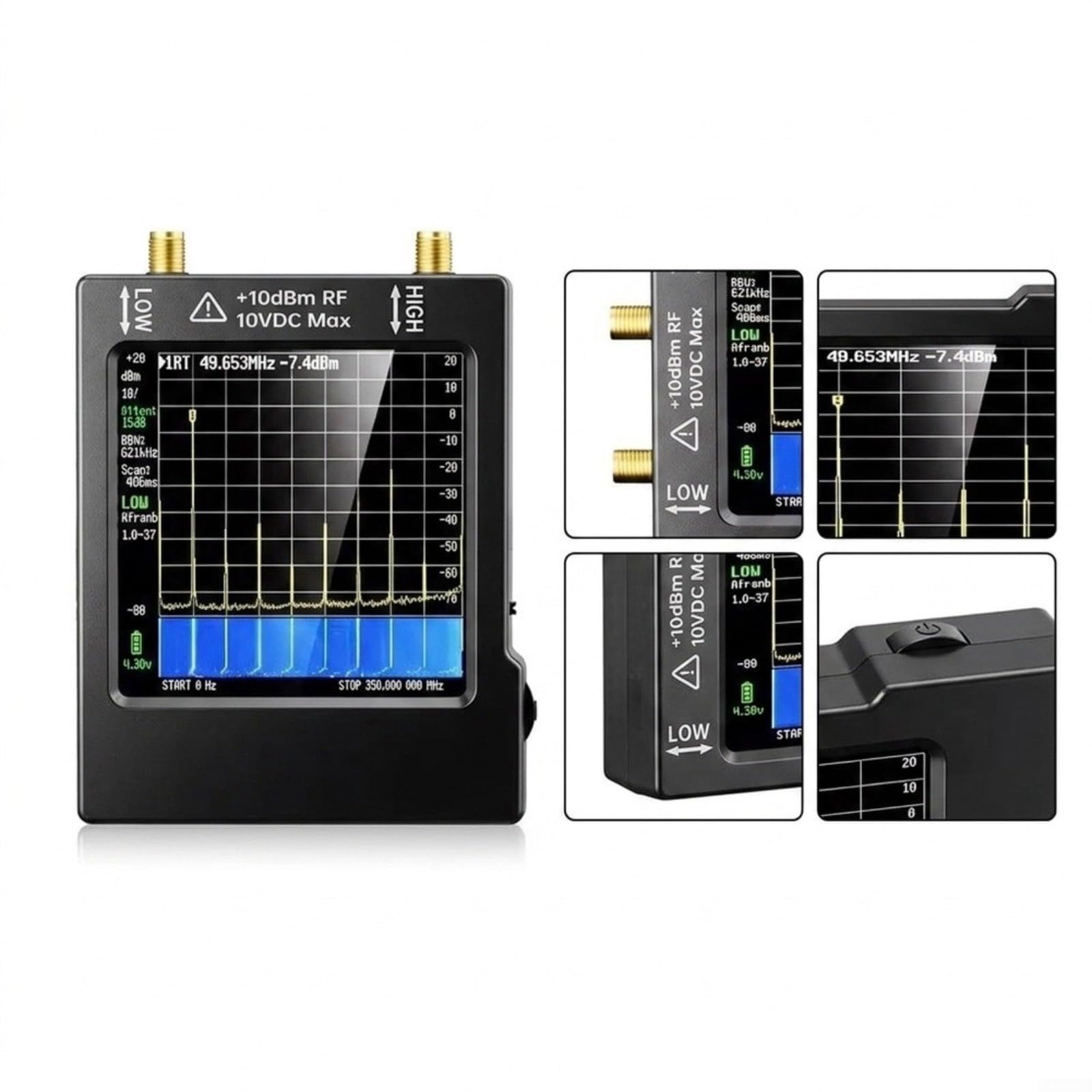 Tragbarer 2-in-1 Spektrumanalysator Mit Signalgenerator,