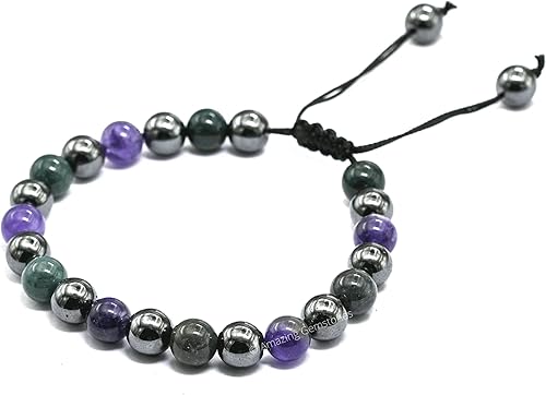 Miniatura 9 de Bracelet for Anxiety and Stress Manifestation - Rose Quartz Sodalite Amethyst Bracelet Set for Men Women Healing Calming Anxiety Stress Relief Gifts