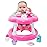 JC Toys Lots to Love Babies 14 Doll and Walker | Wheeled Walker Gift Set and Accessories | Posable & Waterproof | Ages 2+ (16198), Pink