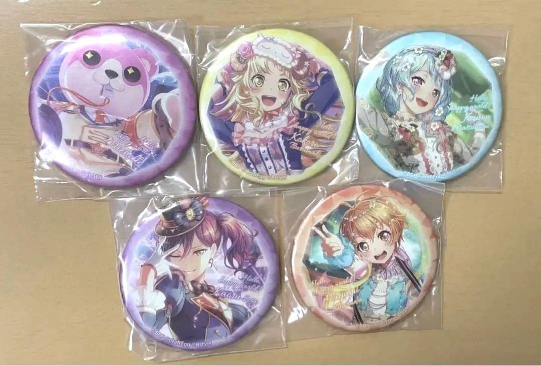 バンドリ 山吹沙綾 缶バッジ 蓄光 56点 バンドリ！ ガールズバンド