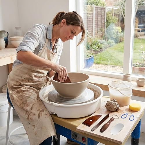 Miniatura 2 de Langqun Herramientas para esculpir arcilla, kit de herramientas de cerámica de 20 piezas, herramientas de arcilla polimérica, varillas de cerámica,