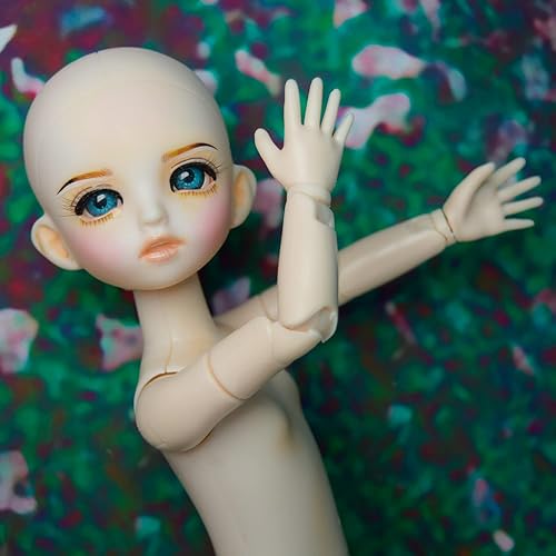 Miniatura 5 de Proudoll Muñeca BJD de 1/6 de 11.8 in - 12 pulgadas SD, figura de acción de 18 articulaciones de movimiento, cuerpo de PVC, maquillaje