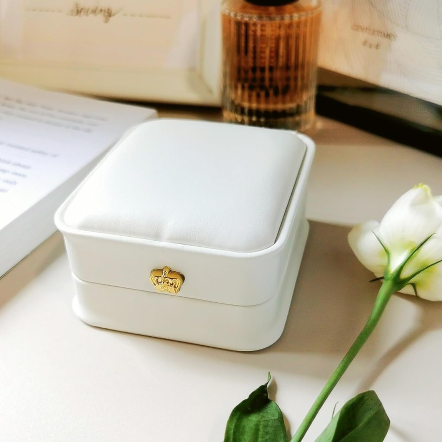 RJFUJP Bangle Box, White Bracelet Box, Bracelet Gift Boxs, Necklace Gift Boxs Perfect for Engagement, Wedding,Birthday,Mother'S Day Women Mom Presents 8 61o1QKw0TcL. AC SL1500