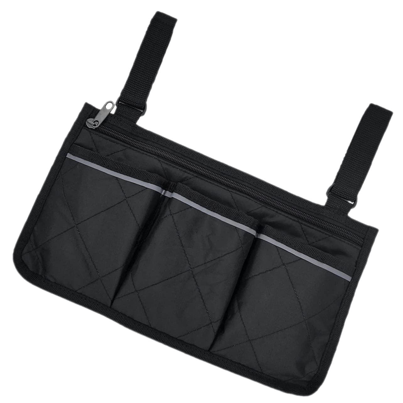 Ipetboom 3piezas Bolsa Lateral Organizadora Para Con Compartimentos y Reflectante Para Almacenamiento De Objetos Andadores y Sillas De Movilidad