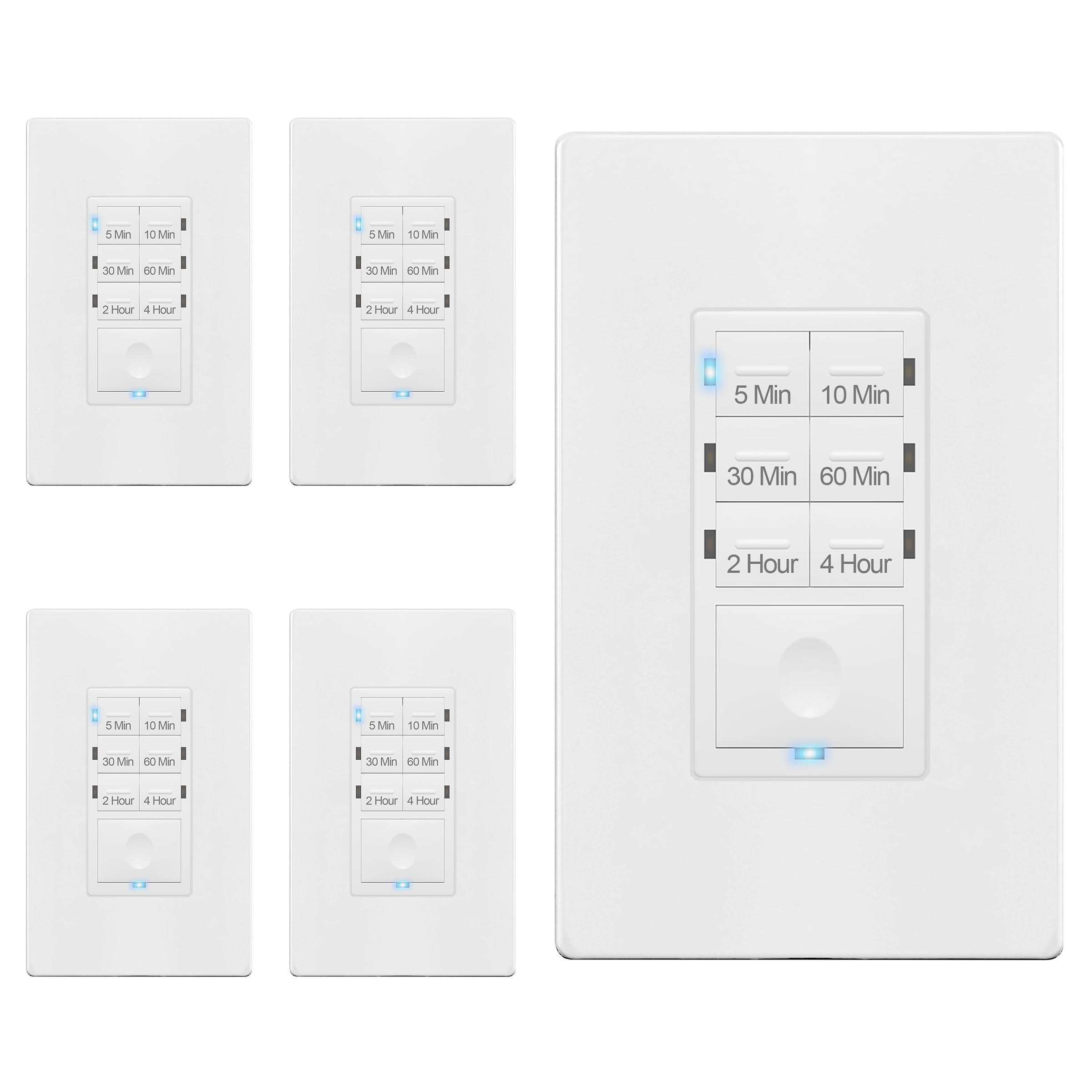 ENERLITES 8-Hour Countdown Timer - 2 Pack -16 ENERLITES 8-Hour Countdown Timer - 2 Pack -16