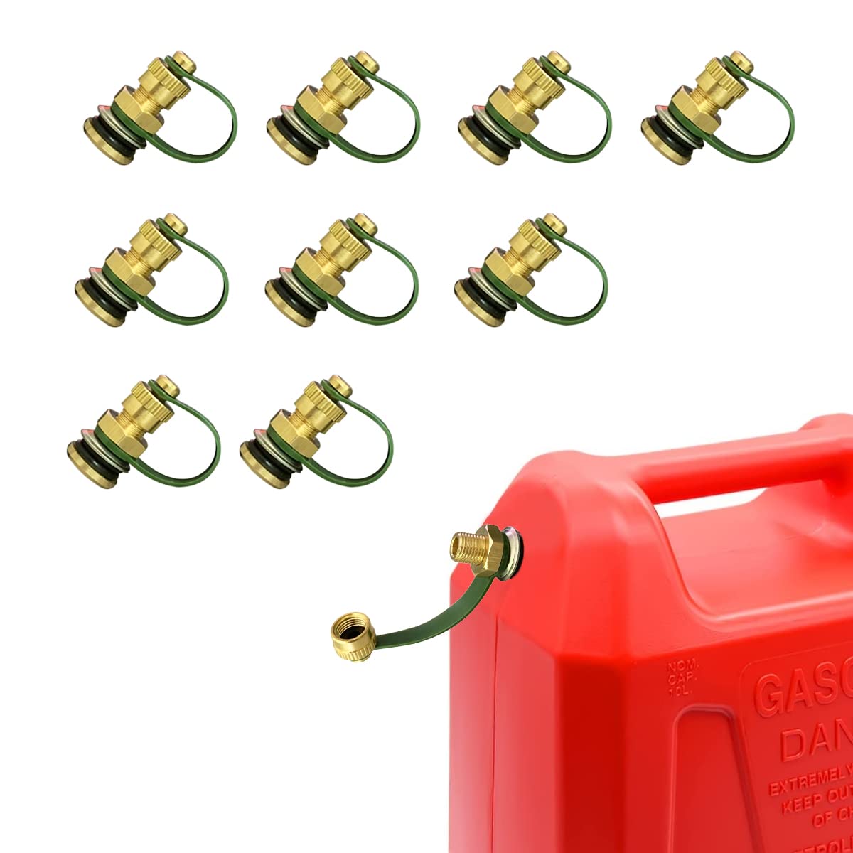 Buy Fuel Can Vent Caps, 9 Pack Upgrade Fuel Can Vent Kit, Fuel Tank