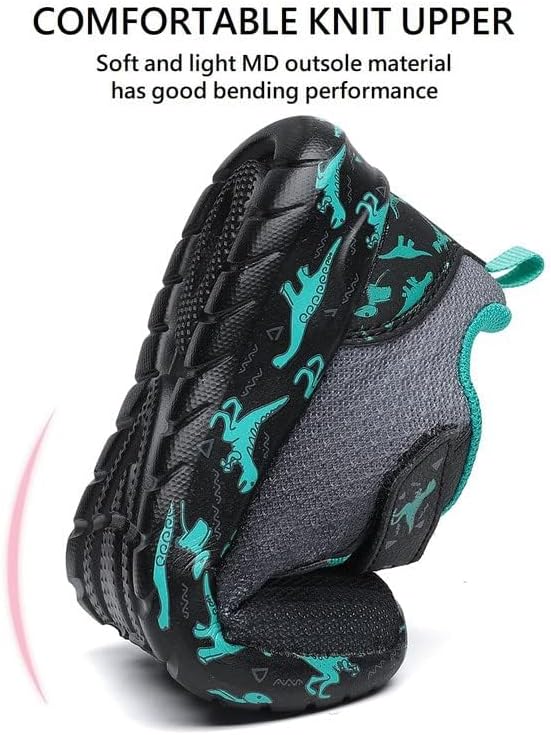 GEERX DIMO Dinosaur Toddler Boys Shoes Non Slip Lightweight Breathable Comfortable Sport Athletic Running Tennis Sneakers - Image 4
