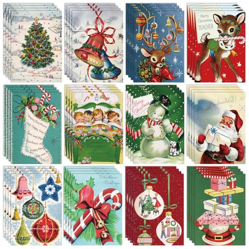 Papier artisanal de Noël A4 pour album photo et journal créatif vintage