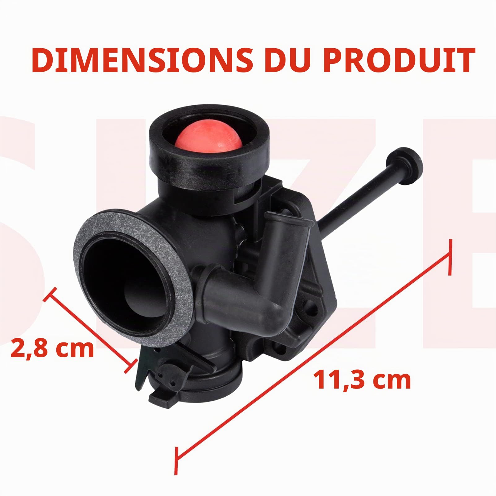 Kit carburateur tondeuse Briggs and Stratton avec filtre à air, vis, ressort de régulateur, membrane, pompe à carburant, bougie d'allumage 499809 498809A 494406