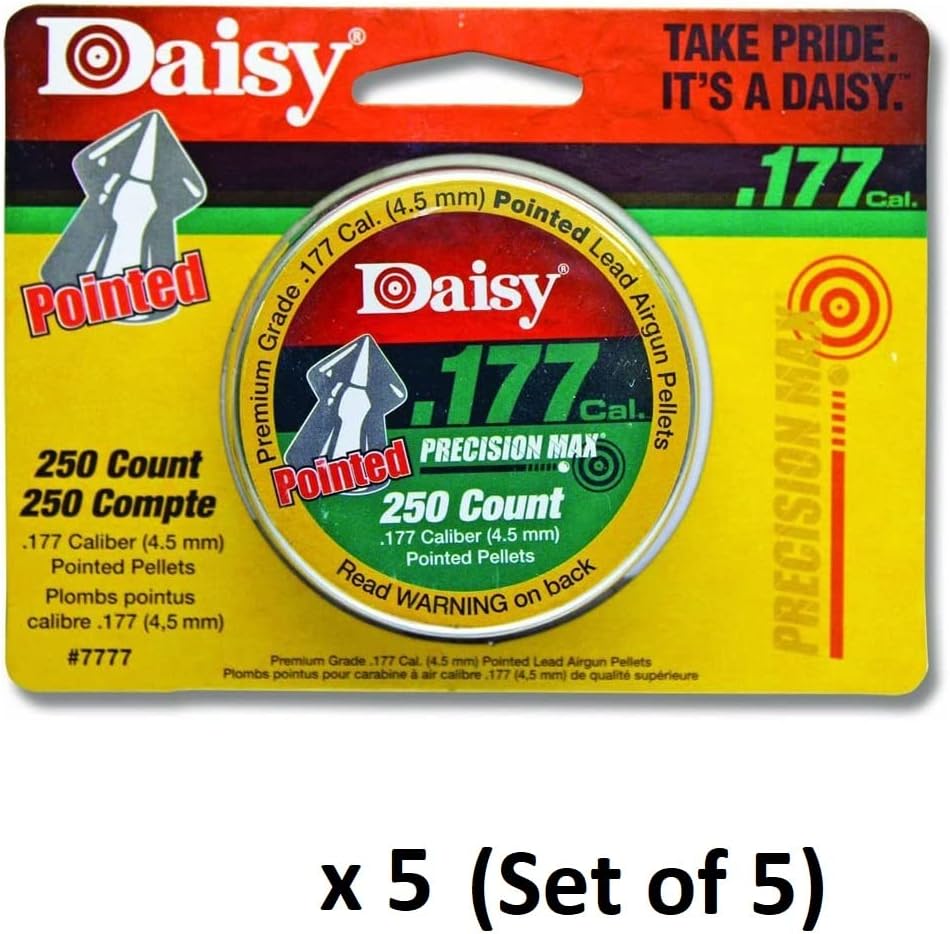 Daisy PrecisionMax .177 Pointed Field Pellets and Assorted case Packs