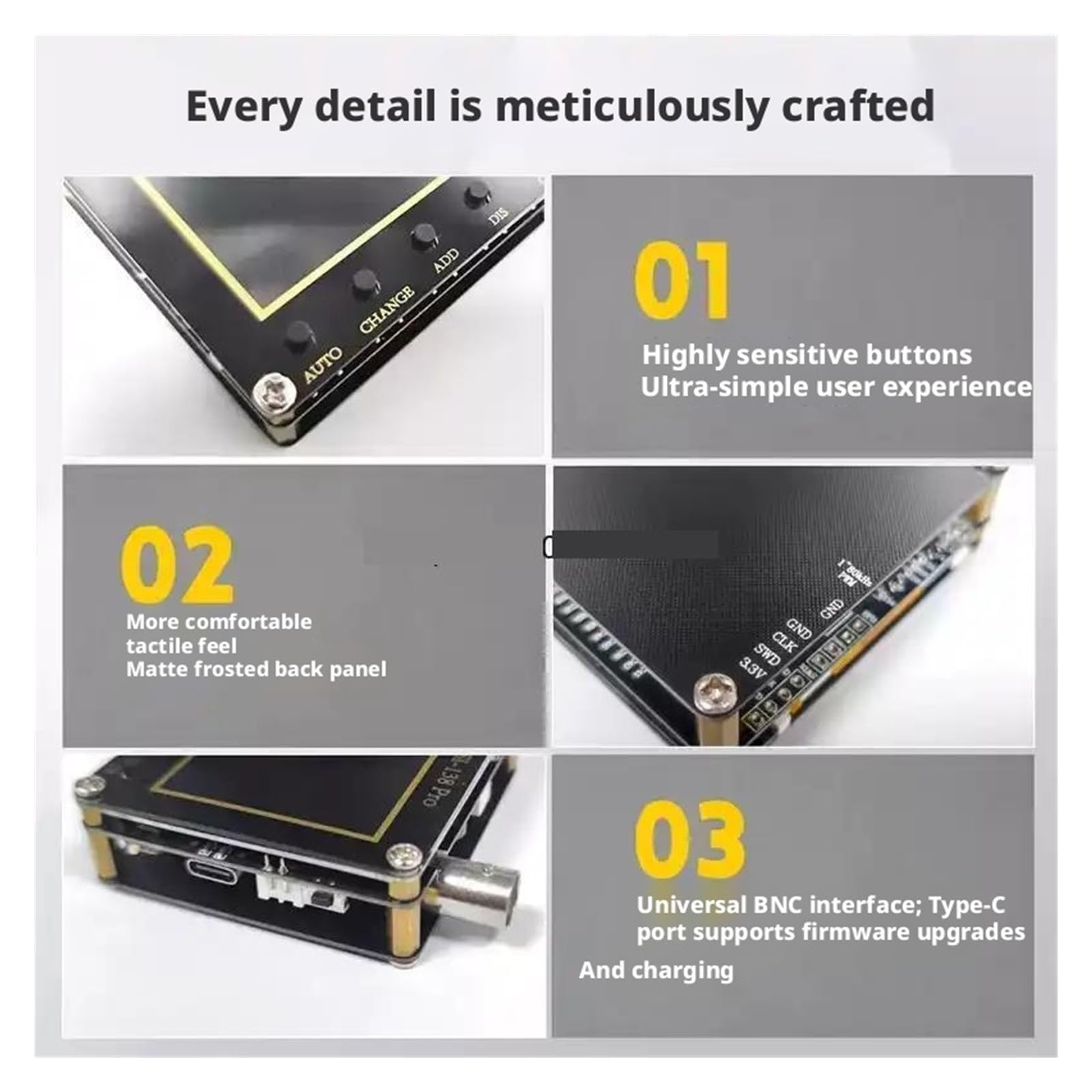 Oscilloscopio portatile, Oscilloscopio digitale portatile 138PRO, kit di apprendimento for STEM entry-level