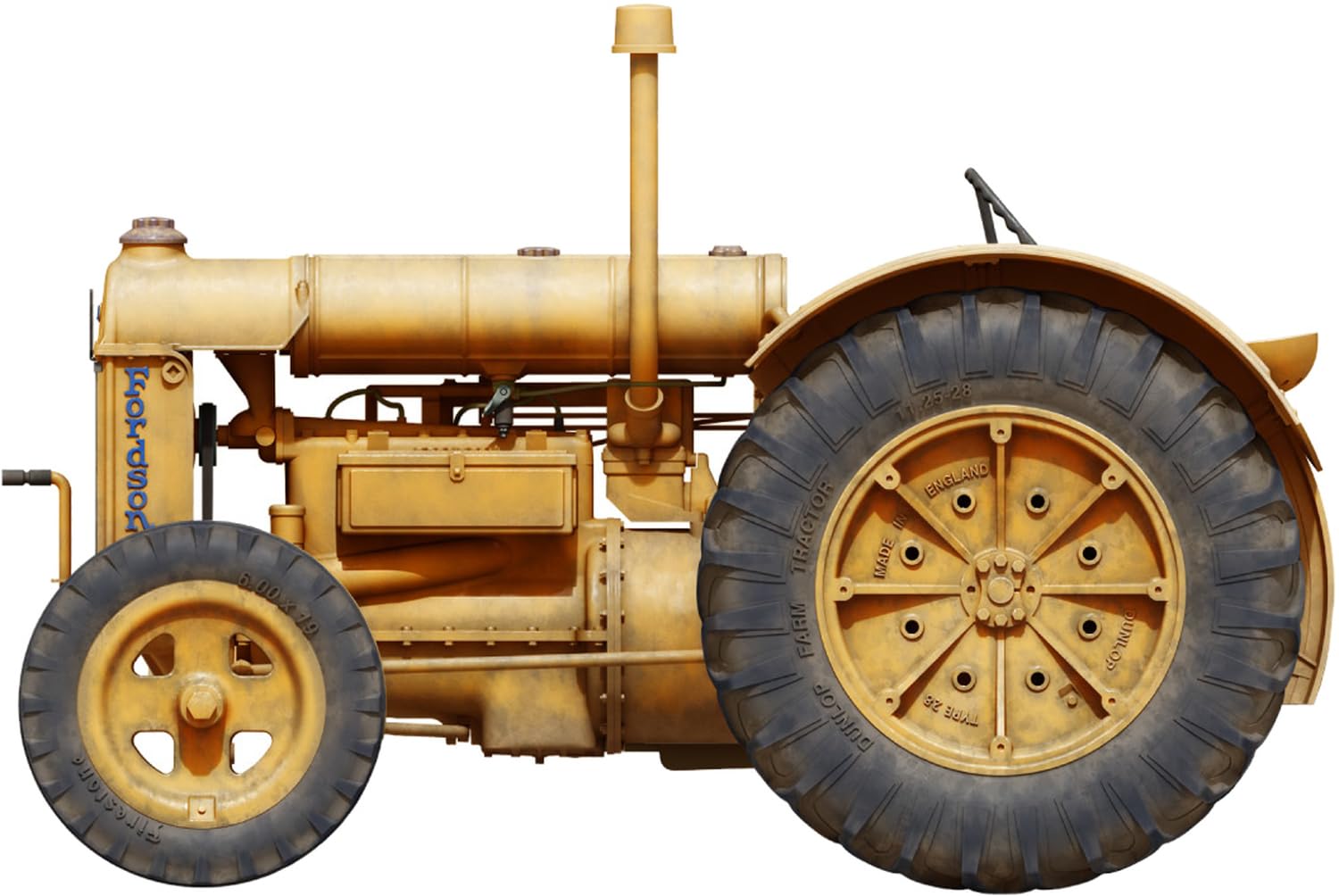 Mini-Art MA38098 Land Utility Traktor Standard N Orange 1939 Modell, Kunststoffmodell
