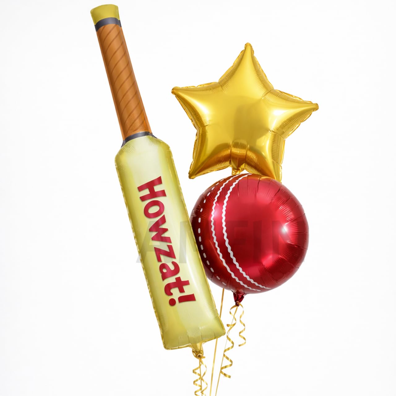 AMFIN (Pack of 3) Cricket Theme Balloon Decoration Bouquet Setup Kids Birthday Celebration Home Indoor Party Match Viewing Decor-image-34
