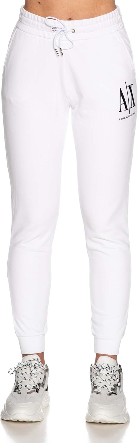 Armani Exchange Womens Icon Project Embroidered Drawstring Sweatpant - Image 2