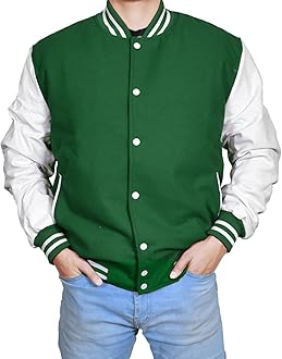 Mens Hotline Miami Varsity Letterman Fashion Wool Bomber Slim Fit Casual Warm Boys College Baseball Jacket