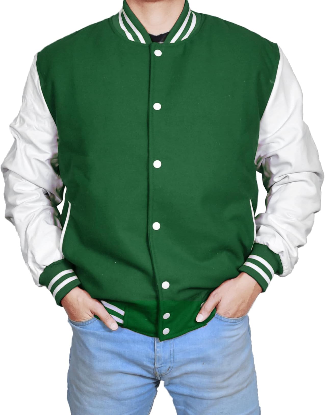 EASTIFIED Mens Hotline Miami Varsity Letterman Fashion Wool Bomber Slim Fit Casual Warm Boys College Baseball Jacket