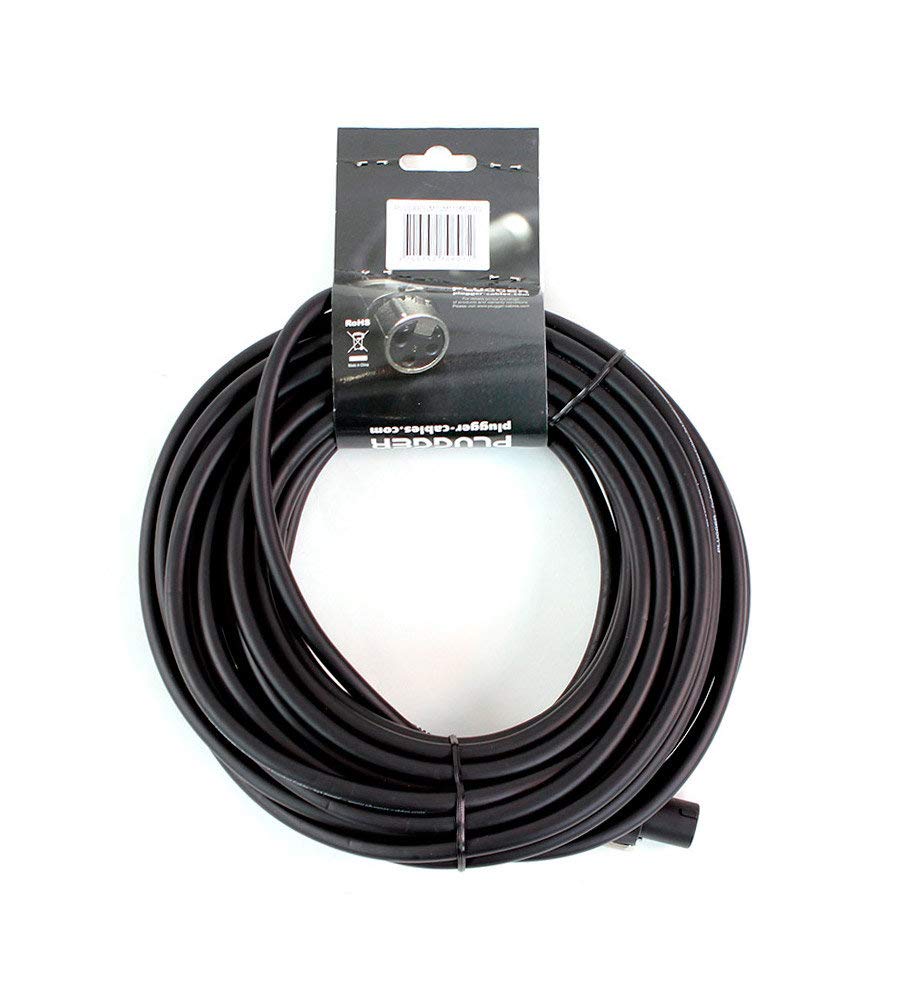Plugger Câble HP Jack mâle/Speakon mâle 1.5 mm²/10 m Noir