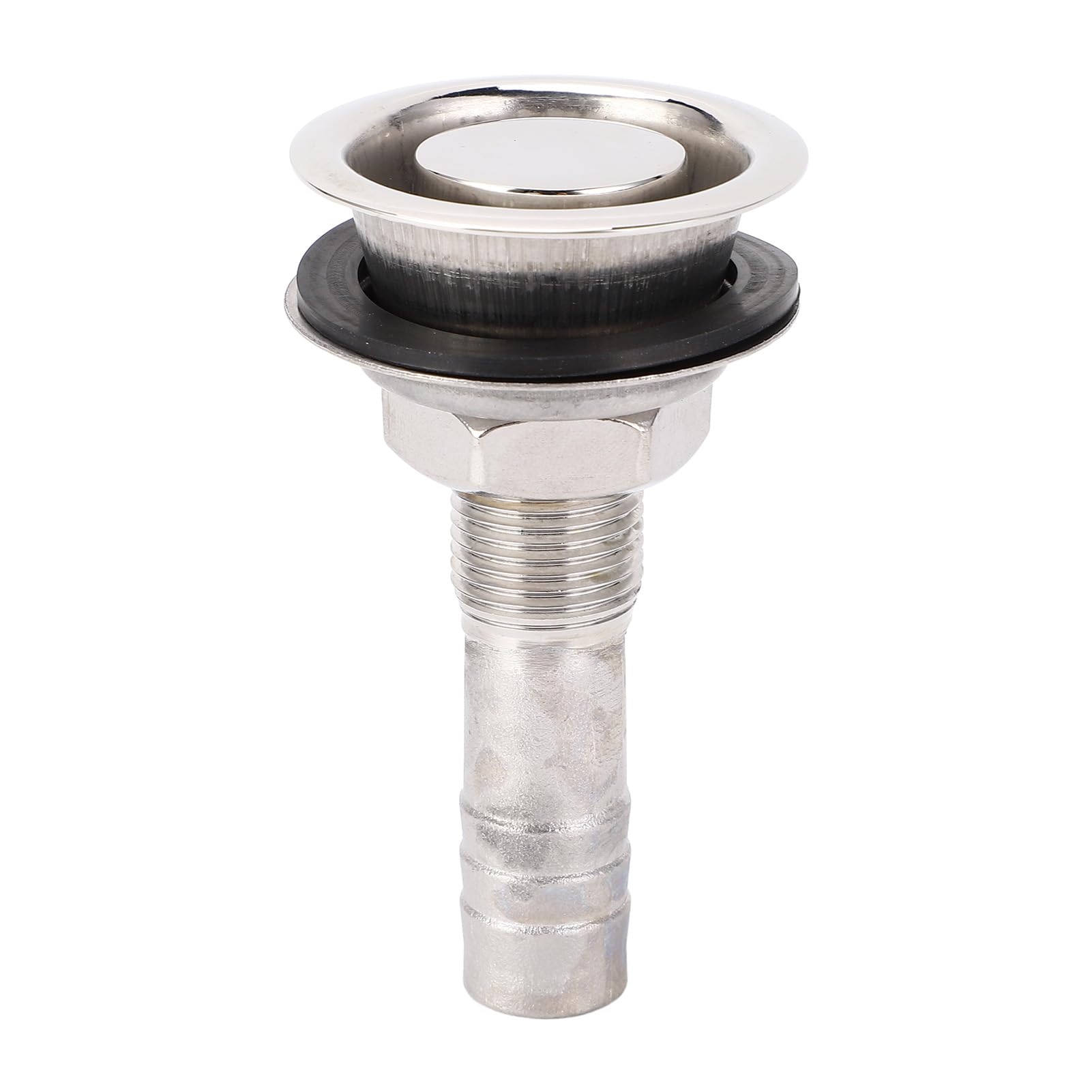 Sorandy Marine Grade Fuel Gas Vent Thru Hull, 316 Stainless Steel Flush Mount Boat Fuel Vent with Mounting Gasket Hardware Fitting for Marine Boat Yacht Ship, Sorandy164ybg0pvw