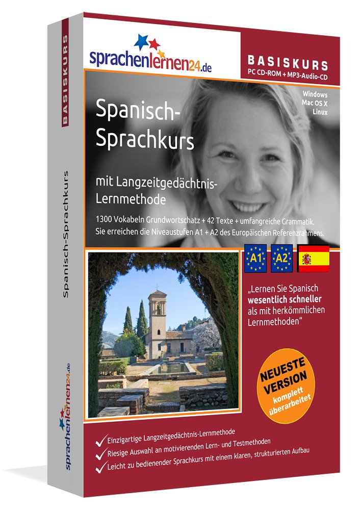 Sprachenlernen24.de Spanisch-Basis-Sprachkurs: PC CD-ROM für Windows/Linux/Mac OS X + MP3-Audio-CD für MP3-Player. Spanisch lernen für Anfänger