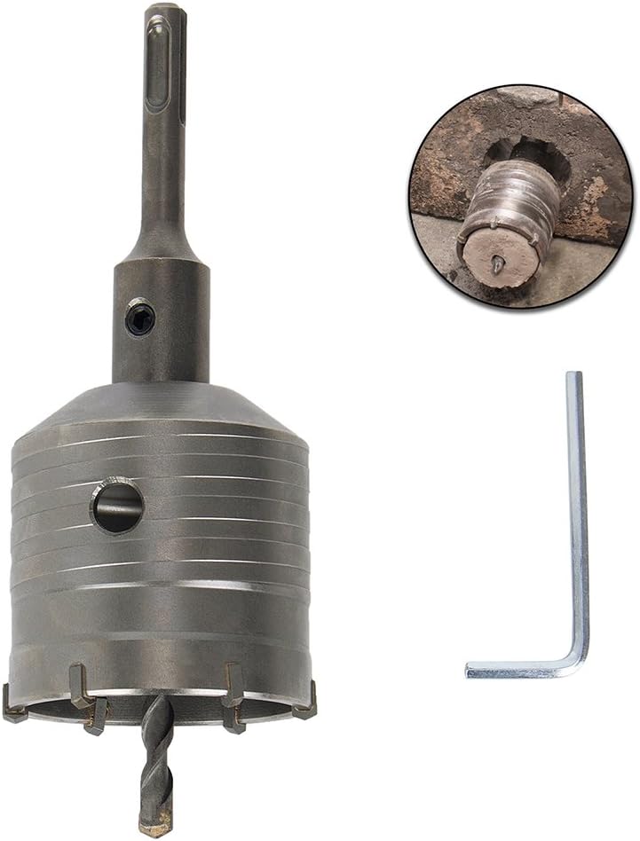 SROL 68mm Core Drill Bit Wall Hole Saw with SDS Shank for Red Brick Cement Foam Wall