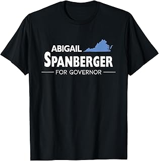 Abigail Spanberger Virginia Governor Election 2025 Democrats T-Shirt