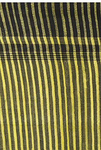 RACHBAI yellow tussar silk saree in tussar silk – image 4