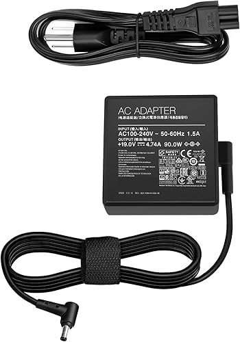 Miniatura 2 de Cargador de 90 W compatible con cable de alimentación Asus Monitor Rog Strix PG279Q PG279 PG279QZ XG27UQ PG259QN TUF Gaming VG27AQ VG32VQR VG35VQ