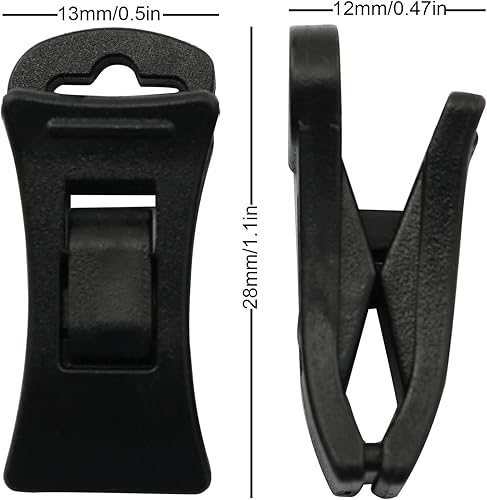 Miniatura 2 de XGNG 20 clips antideslizantes para calcetines y organizador de cajones con gancho, colgador de alambre de bricolaje para lavandería y lavado