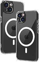 iPhone 13 Case, iPhone Case, iPhone 13 Case, Smartphone Cover, Matte Translucent, Magnet, Wireless Charging, Shockproof, Fingerprint Resistant, Anti-Slip, Compatible with US Military MIL Standards,