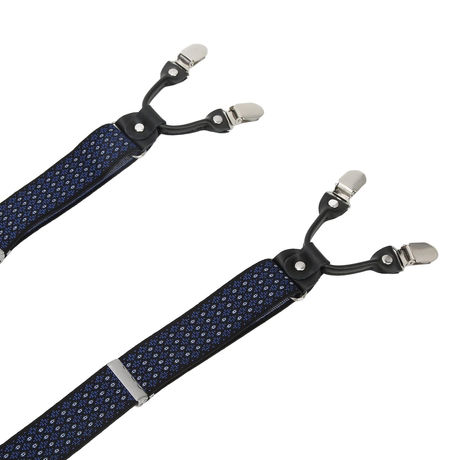 Bretelles élastiques de 1,38 pouces de large for hommes, 47,24 pouces de longueur, Style décontracté, bande robuste for pantalons et pantalons Bretelles homme réglables