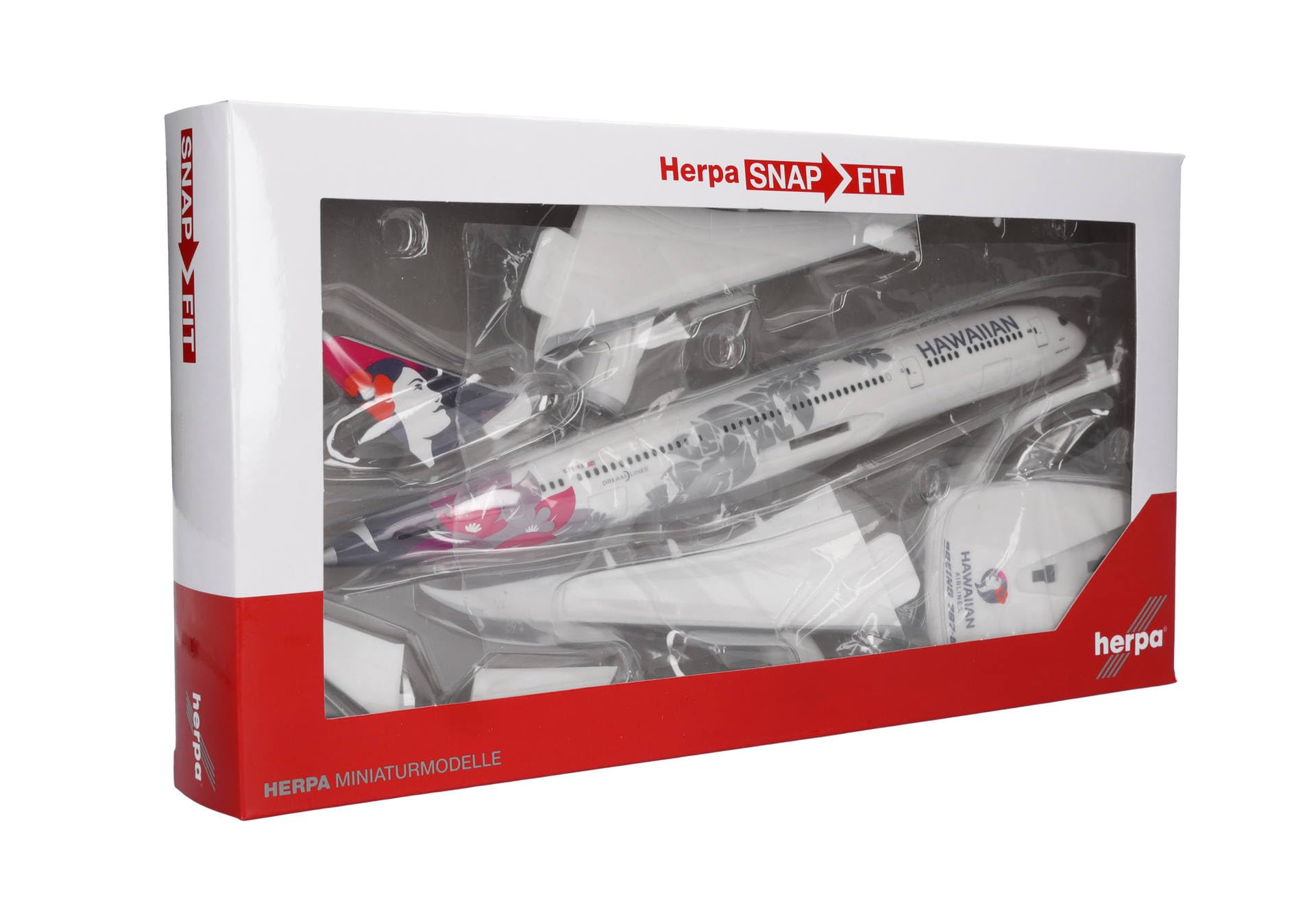 Amazon.com: Herpa Snap-fit Airplane Model Boeing 787-9 Hawaiian